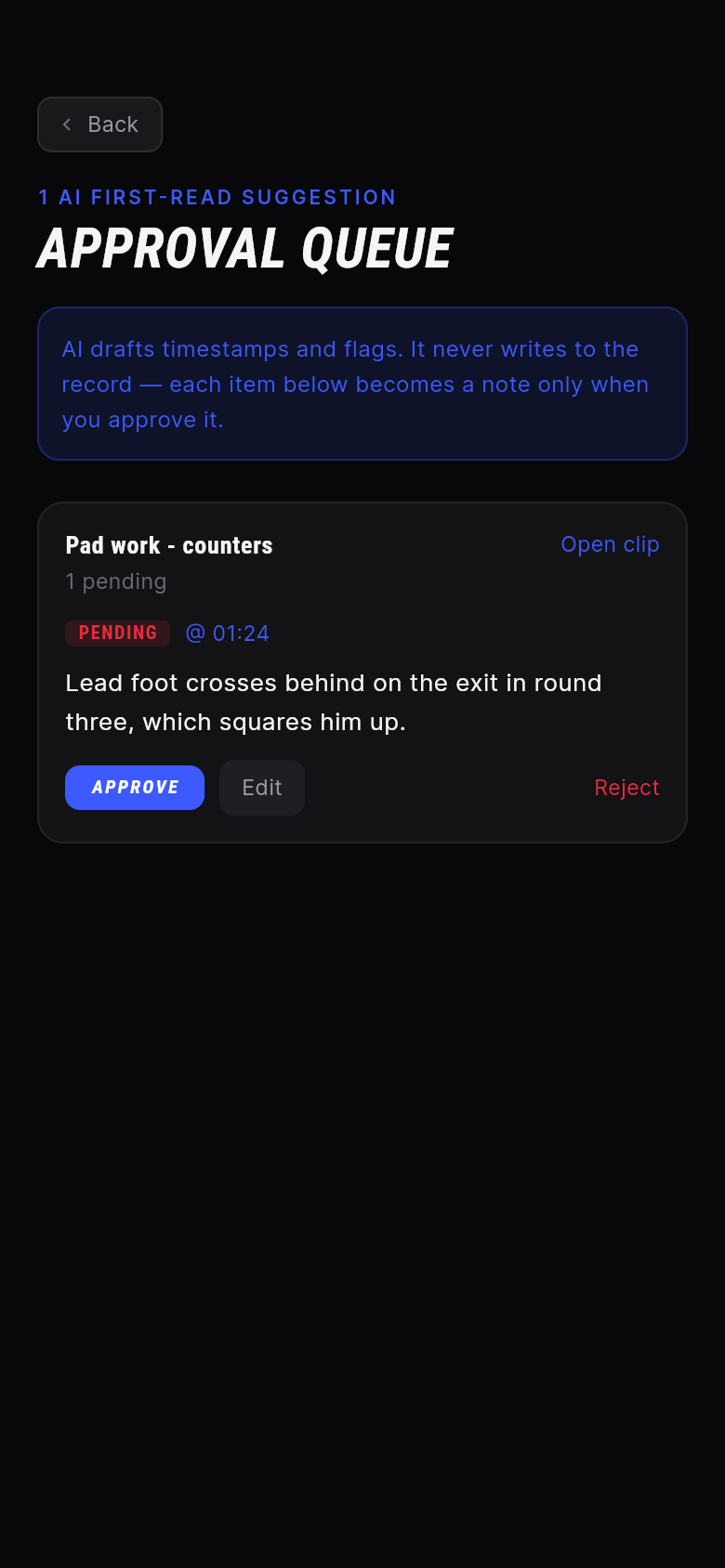 The AI approval queue